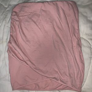 Pink cotton skirt